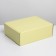 Gift folding box, packaging, "yellow", 27 x 21 x 9 cm
