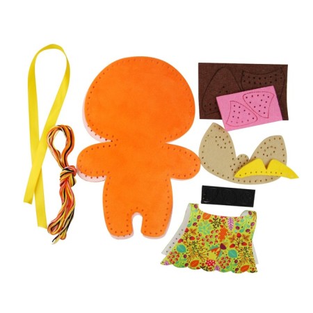Set for creativity: Plush toy with your own hands "Fox"-1