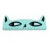 Wooden line 15 cm Devente Cat, curly (barcode), mix x 4 colors, cardboard box