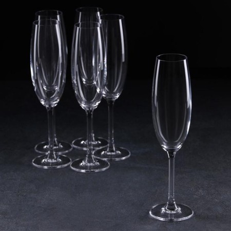 Set of glasses for champagne COLIBRI, 220 ml, 6 pcs