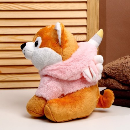 Soft toy "Dog", in a suit of a unicorn, 30 cm-5