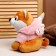 Soft toy "Dog", in a suit of a unicorn, 30 cm