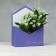Golden embossing P.S. I love you, lilac 18 x 24 x 7 cm