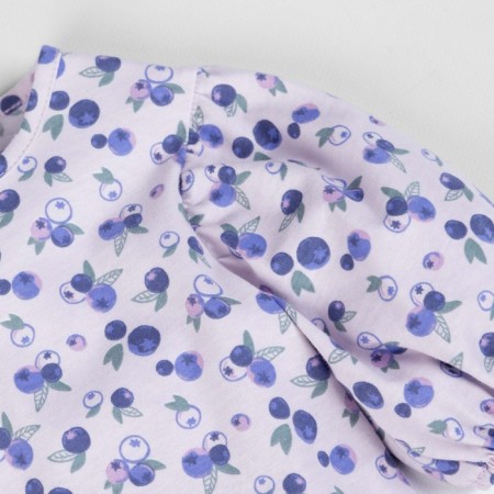 Dress for girls, height 104 cm, light-lilac color-3