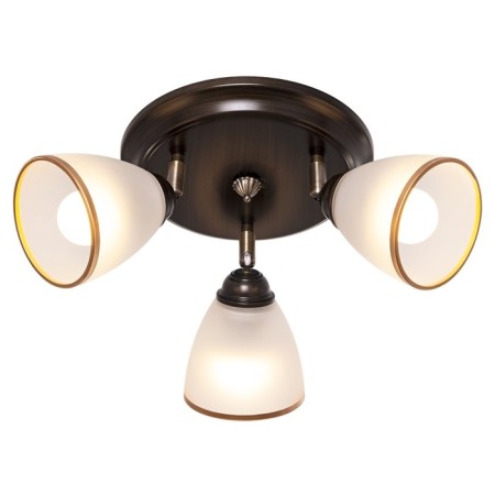 Sports Ceiling Economy light 11645/3WENGE WT, 3x40W, E27, 21x44x44 cm, color Venge-1