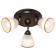 Sports Ceiling Economy light 11645/3WENGE WT, 3x40W, E27, 21x44x44 cm, color Venge
