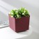 Kashpo with the insert "Style", 3 l, the color is dark cherry