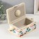 Casket for needlework "Garden flowers" 18x12x9.5 cm