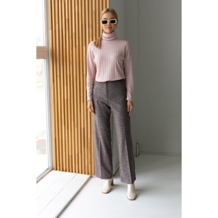 Women's pants, size 42, brown color 60619-1