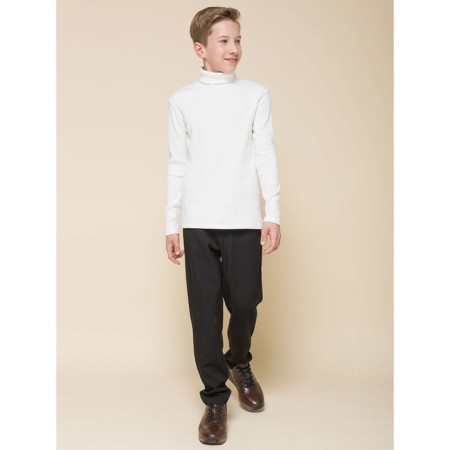 Turtleneck for a boy Pelican, height 158 ​​cm, milk color-5