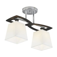 Ceiling lamp 2x60W E27, size 43x17.5x28 cm