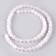 Beads made of natural stone "White quartz" set 58 pcs., Size 1 pc. - 6 mm