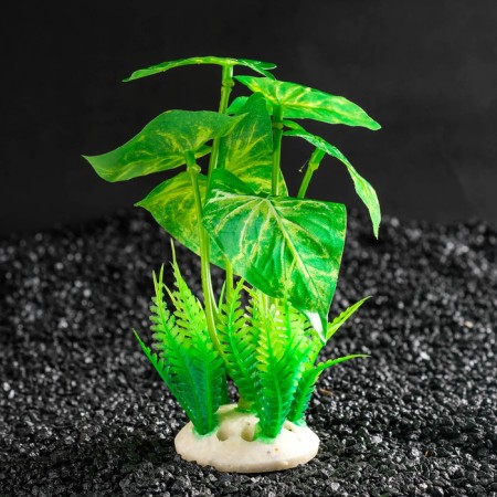 Artificial aquarium plant, 11.5 x 11.5 x 14.5 cm-1