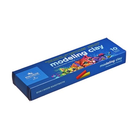 Plasticine 10 CV 200g K-I-N 1315 Cats, cards/UP-1