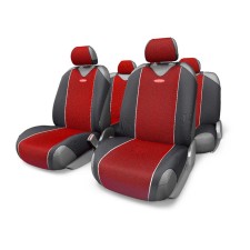 AutoProfi Carbon CRB-802 RD, Polyester for carbon, 9 objects, red color red.