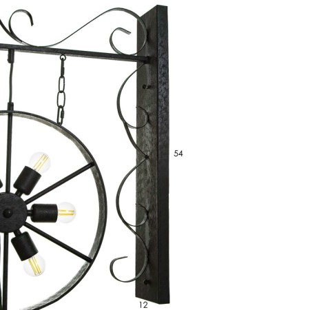 Sconces "Topper" 6he27 40W black 65x12.5x52cm-6