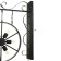Sconces "Topper" 6he27 40W black 65x12.5x52cm