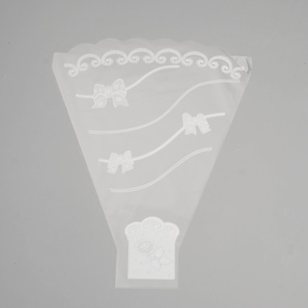 Package Flower glass "Bant", white, 30 x 40 cm