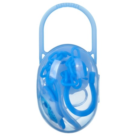 A dummy with a holder, orthodontic, from 0 months, in a container, species mix-4