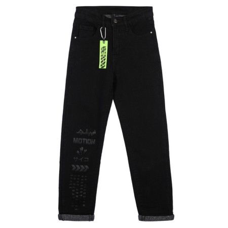 Брюки джинсовые утепленные для мальчика, рост 152 см