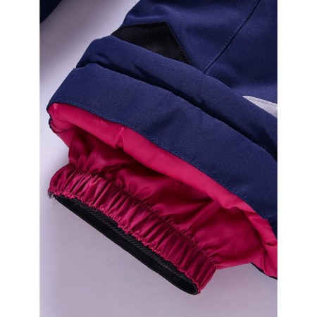 Ski costume for girls, blue color, height 98 cm-2