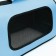 Board-carrier with a window for a muzzle, 42 x 21 x 25 cm, blue