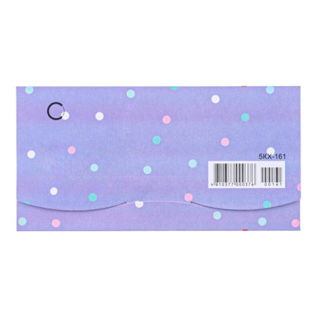 Envenue for money "Hardly!" Lilac background, bow, 8.3 x 16.2 cm-2