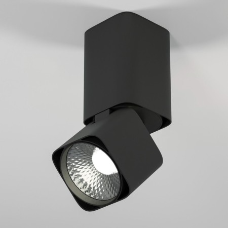Lamp ceiling Elektrostandard, Cubus LED 10 W, 55x55x140 mm, IP20, Black color