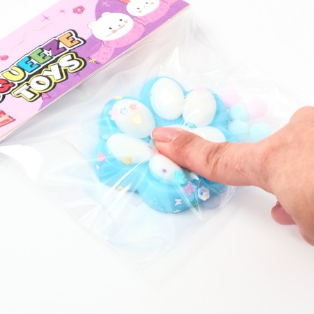 Squish anti -stress - toy "cat foot", mix-7