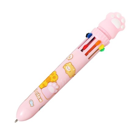 Handle Automatic Ball 10 color, rod 0.7 mm, "paw", mix-1