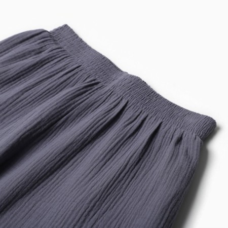 Women's pajamas (T-shirt, shorts) KAFTAN BASIC Size 40-42, gray-blue-10