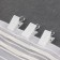 Close for curtains, 33 × 12 mm, white color