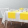 A set of tracks on the Billy table, size 40 x 150 cm - 4 pcs, yellow