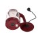 Electric kettle Luazon LSK-1809, glass, 1.8 l, 1500 watts, backlight, red