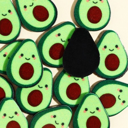 Acrylic product "Avocado", 1.6 x1.4 cm cm-1