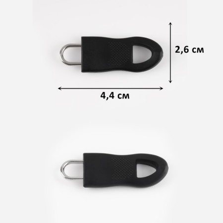 Lightning Poller, removable, 4.4 × 1.6 cm, 10 pcs, black color-1