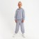 Kids (hoodies, trousers) minku color light gray melange, height 152