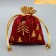 Bag gift plush "Tale with you", Christmas trees, embossing, 10 x 12 cm +/- 1.5 cm, New Year