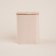 Bank for storage-breaking products "San Lorenzo", 10 × 13 cm, pink color, with a bamboo lid