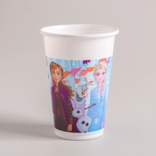 A glass of plastic 