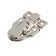 Castle Castle on a box ZM01, 5.5x4 cm, iron, Nickel color, 10 pcs