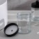 A set of baths for a bathroom, 4 pcs 270 ml, glass, black color