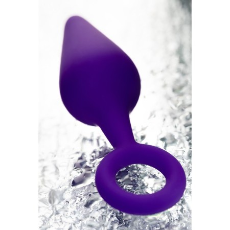 Anal plug, waterproof, silicone, purple, 11.5 cm, D 3.3 cm-10