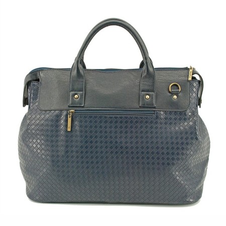 Road bag (B2783-03110) Artificial leather, blue, 1x730x43 cm-1