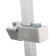 Shower set Zein S1001, square, stand, holder, stainless steel, satin