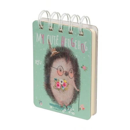 Notepad A7, 108 sheets in the line on the crest, Smart Journal, hard cover, tinted block 80 g/m2, mix-5