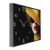 Carting clock is wall-mounted, interior "riddle", 57 x 35 x 4 cm, silent