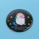 Mirror "Unicorn", D = 7.5 cm, multi -colored