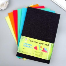 A set of color foam (6 colors) 20x29.7 cm, 1 cm