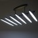 Chandelier 1691/6 LED 168W 3000-6000K Dimmer gray 85x50x40 cm Bayerlux